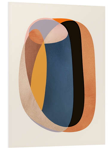 Stampa su PVC Modern Earth Tones Composition I