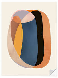 Wall sticker Modern Earth Tones Composition I