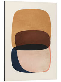 Obraz na aluminium Modern Earth Tones Composition II