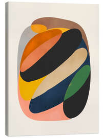 Leinwandbild Moderne lebendige Töne