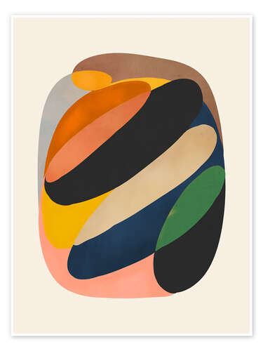 Poster Modern Vibrant Tones