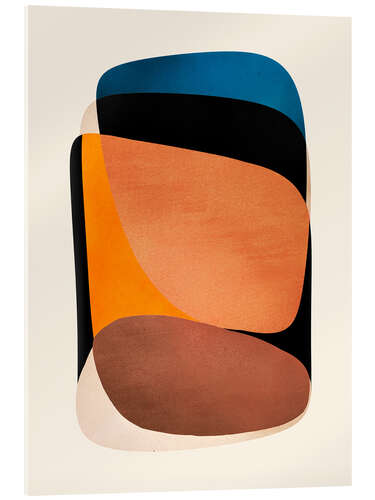 Akrylbilde Modern Bold Tones Abstract