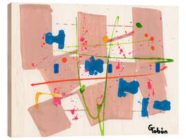 Holzbild Restoring Justice I - Gabriel Tobón Moreno