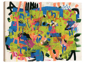 Holzbild Toxic - Gabriel Tobón Moreno