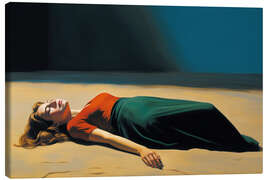 Tableau sur toile Letting go of everything - Dreaming at Hopper Beach - Frank Daske