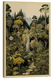 Lienzo The road to the waterfall - Mariusz Flont