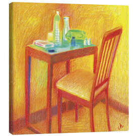 Canvas print Orange Room in Mexico City - Charles Harker