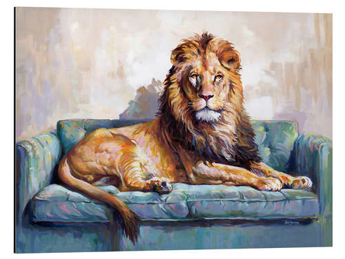 Obraz na aluminium Lion's Day Off