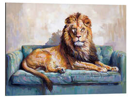 Obraz na aluminium Lion's Day Off - Leon Devenice