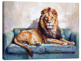Canvas-taulu Lion's Day Off - Leon Devenice