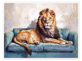 Stampa Lion's Day Off - Leon Devenice