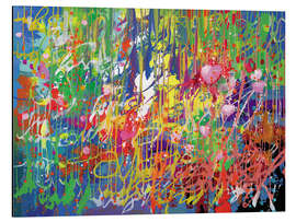 Alubild Schmelzende Farbtöne des Sommers - Leon Devenice