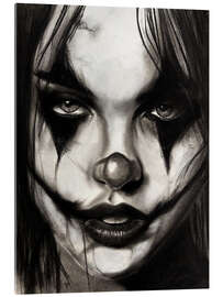 Tableau en verre acrylique Silent Masquerade - Denny Stoekenbroek