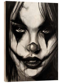 Wood print Silent Masquerade - Denny Stoekenbroek