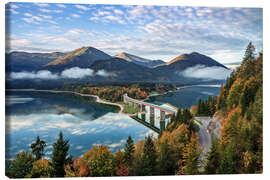 Quadro em tela Autumn in the Bavarian Alps - Achim Thomae