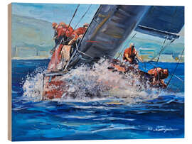 Tableau en bois Race - Matthias Kriesel