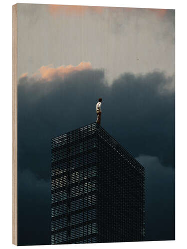 Cuadro de madera We will get over everything