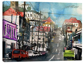 Canvas print Grenada, St. George’s, Lower Lucas Street - Johann Pickl