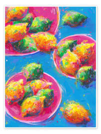 Veggbilde Lemons and Limes - Dawn Underwood
