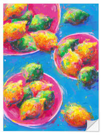 Adesivo murale Lemons and Limes