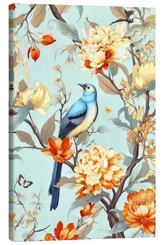 Quadro em tela Bird Romance