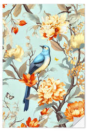 Wandsticker Vogelromantik