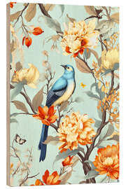 Wood print Bird Romance - Andrea Haase
