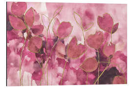 Print på aluminium Fantasy in the flower garden