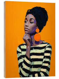 Holzbild Thinking - DejaReve