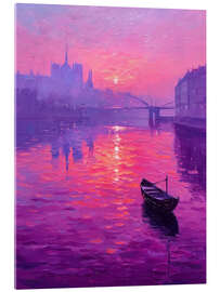 Acrylic print Purple magic - DejaReve