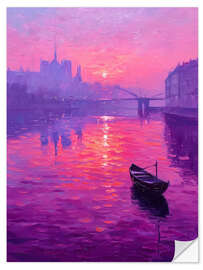Wall sticker Purple magic