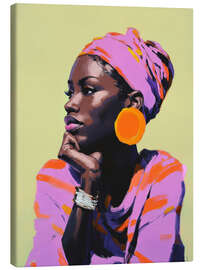 Tableau sur toile African Beauty - DejaReve