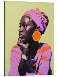 Magnettafel Afrikanische Schönheit