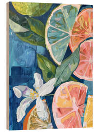 Obraz na drewnie Citrus Freshness - DejaReve