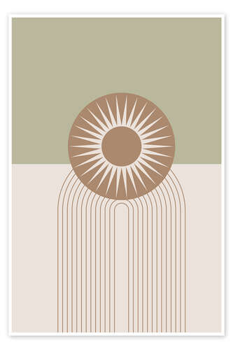 Poster Boho Sunburst