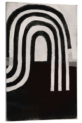 Stampa su plexi-alluminio Milky way line art
