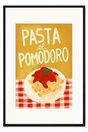 Gerahmter Kunstdruck Pasta al pomodoro