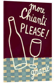 Akryylilasitaulu More chianti please! - Marco Marella