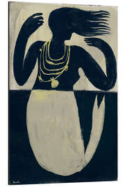 Obraz na aluminium Mermaid playing in indigo blue sea - Marco Marella