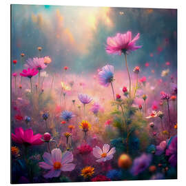 Magnettafel Lila Wiese