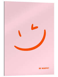 Gallery Print Be happy! - Rosa Smiley