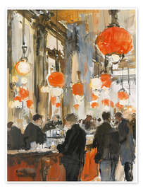Obraz Rush Hour at the Café - DejaReve