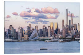Stampa su alluminio Manhattan Midtown Skyline along the Hudson River - Jan Christopher Becke