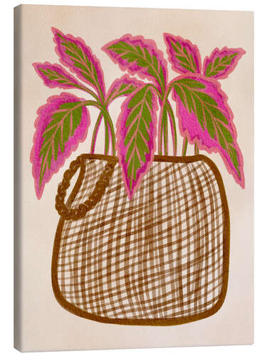 Canvas print Foliage Basket