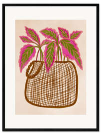 Framed art print Foliage Basket - Nikita Jariwala
