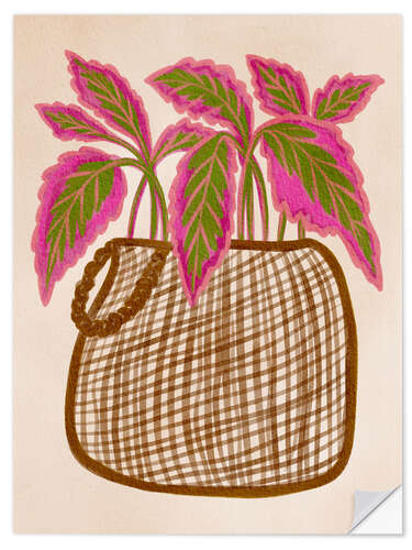 Sticker mural Foliage Basket