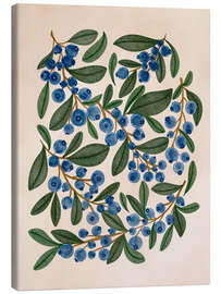 Canvas print Blue Berry bunch