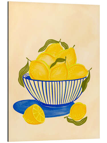 Tableau en aluminium Lemon bowl