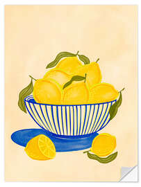 Sticker mural Lemon bowl - Nikita Jariwala