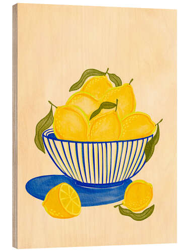 Tableau en bois Lemon bowl